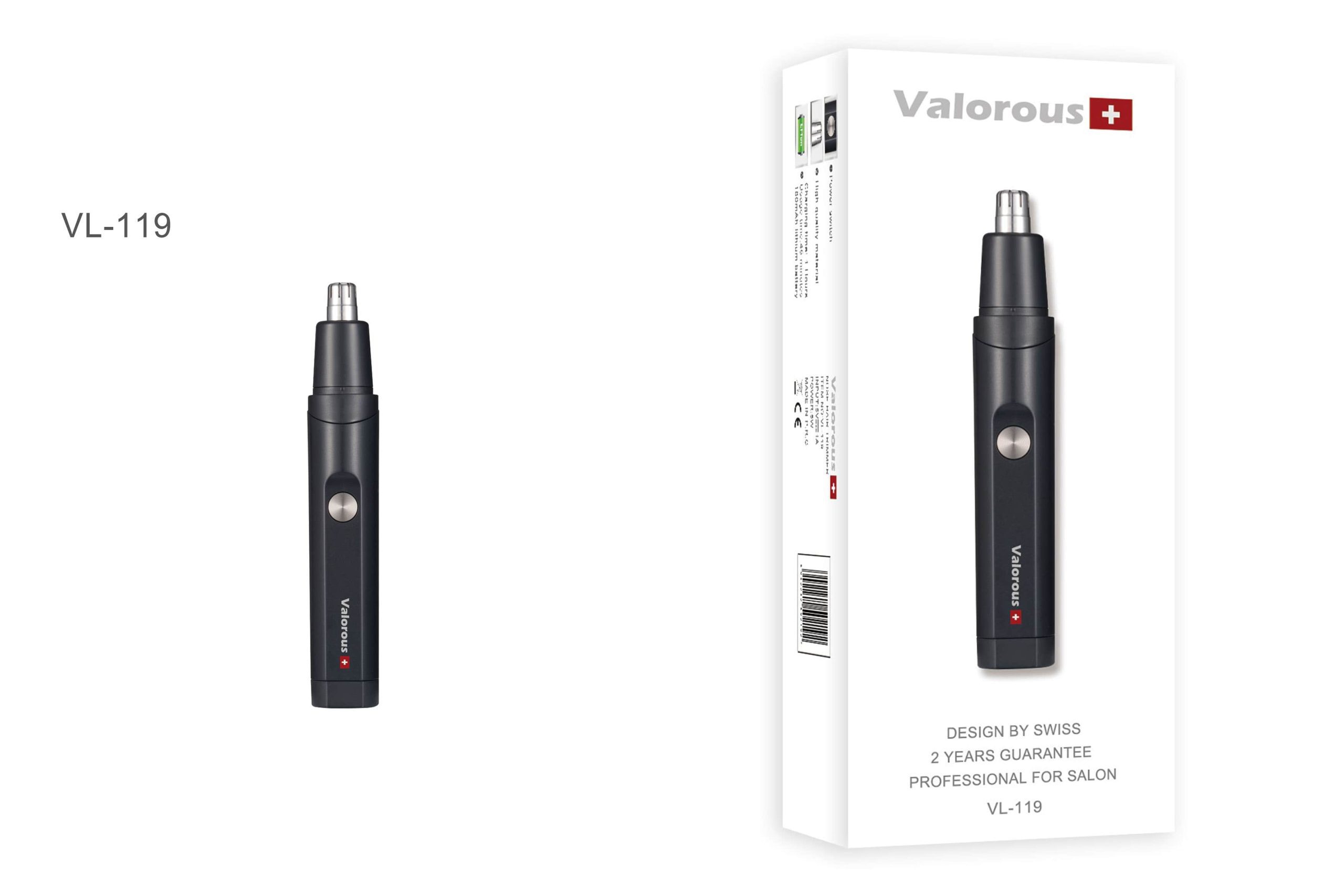 ماشین اصلاح حرفهای ولروس مدل Valorous VL-119 با تیغه تیتانیومی و باتری لیتیومی 180mAh - تصویر 3