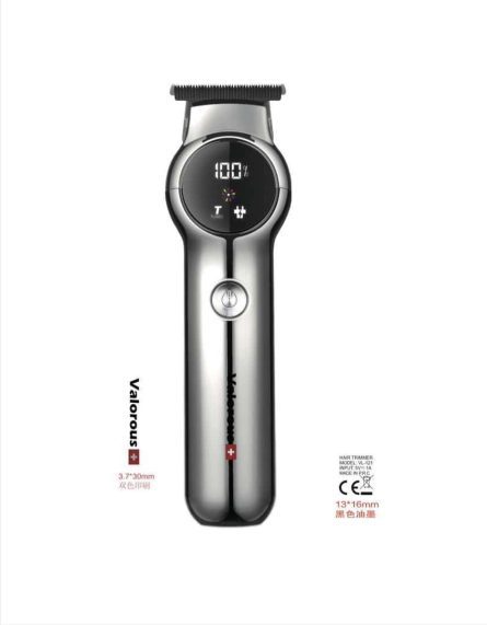 ماشین اصلاح حرفهای ولروس مدل Valorous VL-121 با نمایشگر LED و حالت توربو